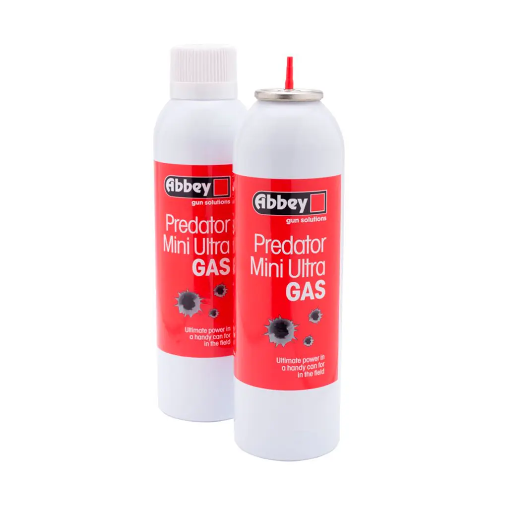 BOTELLA GAS ABBEY PREDATOR MINI ULTRA GAS 270ML ROJA