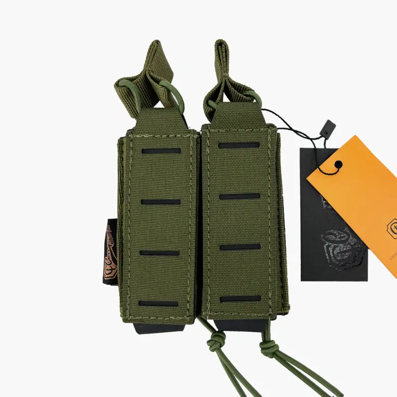 CONQUER DOUBLE PISTOL Mag pouch OD