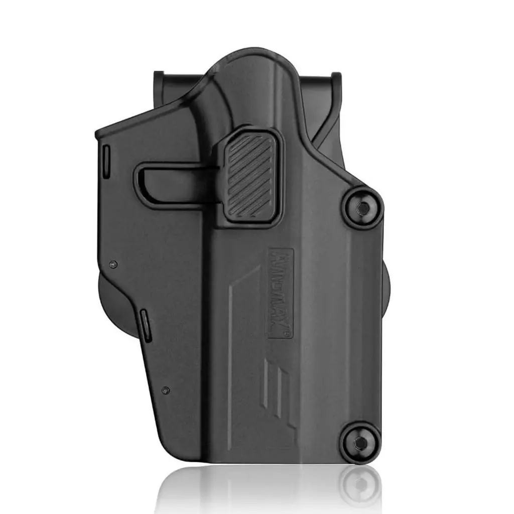 FUNDA PISTOLA RIGIDA AMOMAX UNIVERSAL AM-UH NEGRA