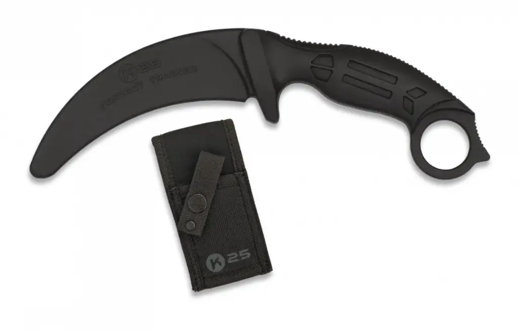 CUCHILLO ENTRENAMIENTO K25 Negro. H:10.2