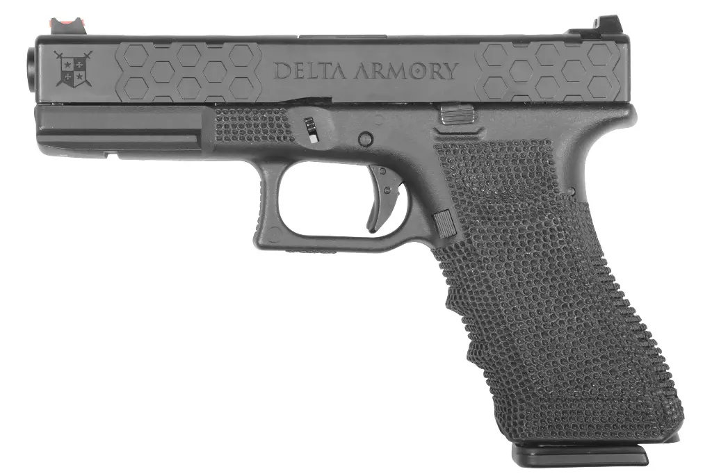 Delta Armory airsoft pistol P03 GBB Green Gas Black