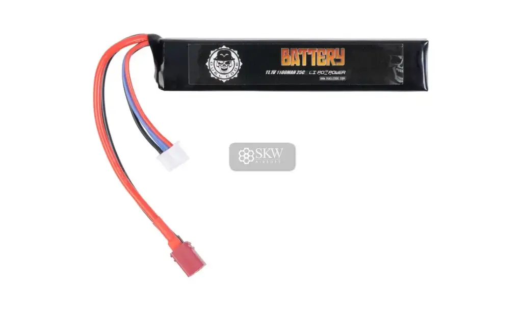 BATERIA LIPO 11.1V 1100MAH 25C T-DEAN DUEL CODE