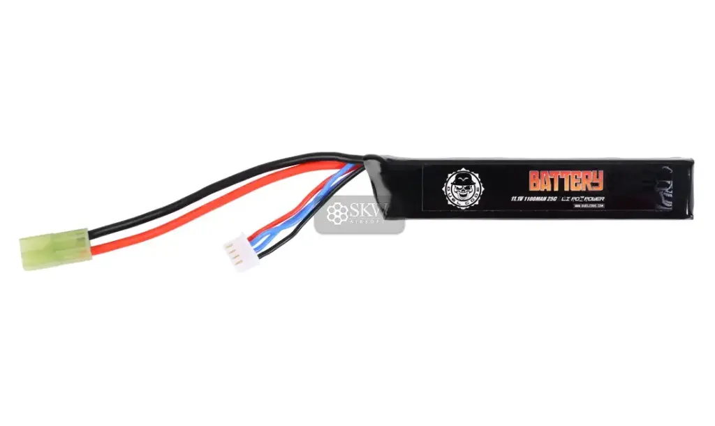 BATERIA LIPO 11.1V 1100MAH 25C DUEL CODE