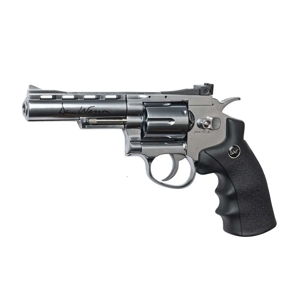 REVOLVER ASG DAN WESSON 4" CO2 PLATA