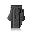 FUNDA PISTOLA RIGIDA ZURDOS AMOMAX HI-CAPA NEGRA