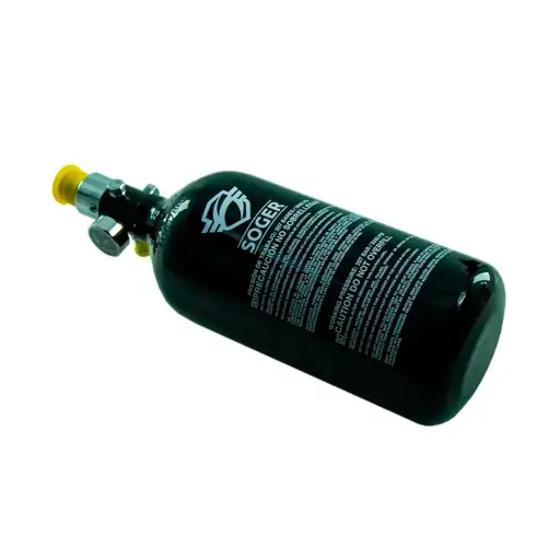 BOTELLA HPA SOGER 48CI 0.8L 3000 PSI ALUMINIO NEGRA